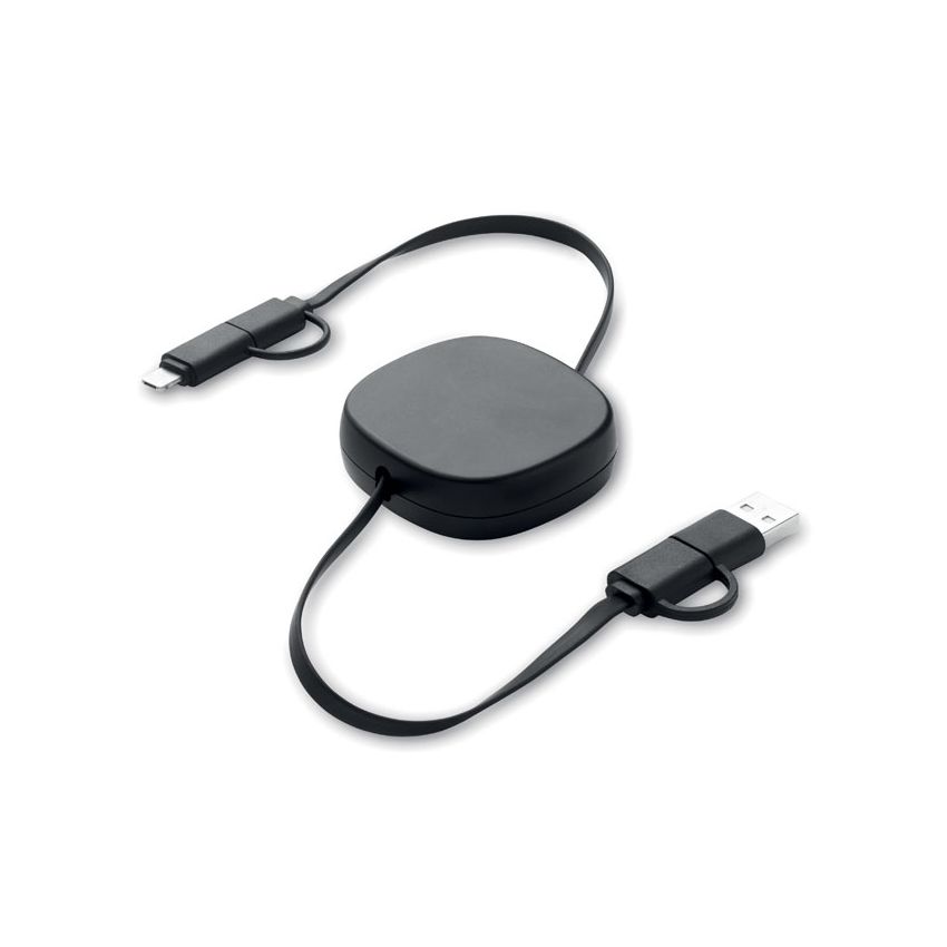 Set of retractable cables