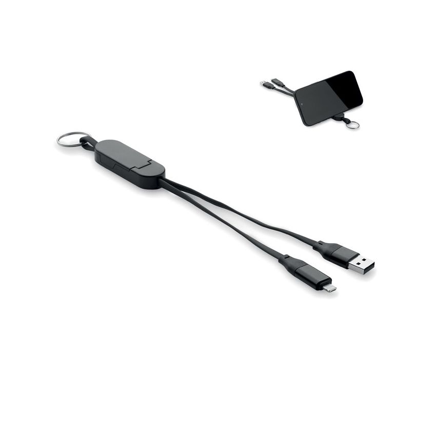 Cable set with bracket