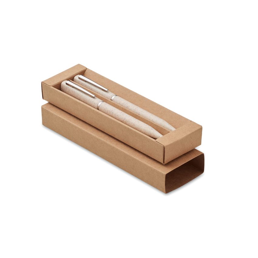 Set of pens in box