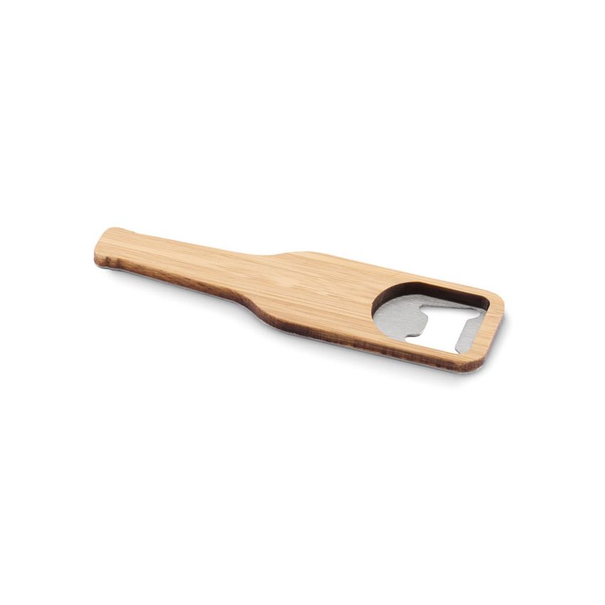 Bamboo bottle opener