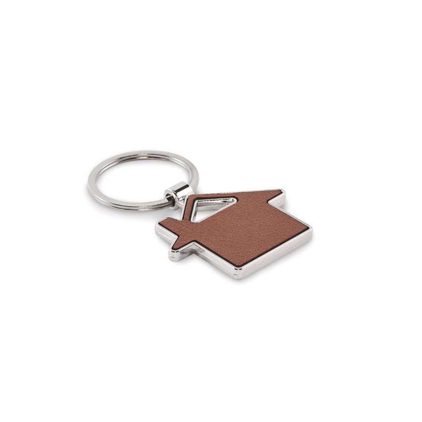 House-shaped keyring