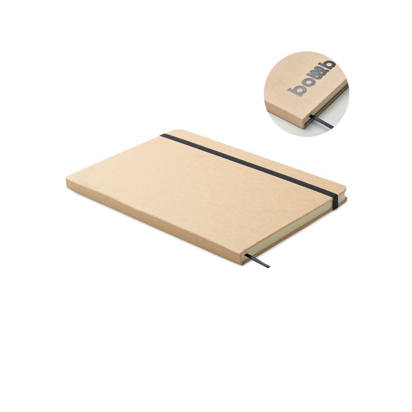 A5 notepad with cardboard cover