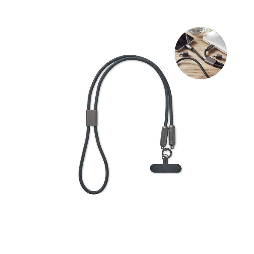 Lanyard mobile charger