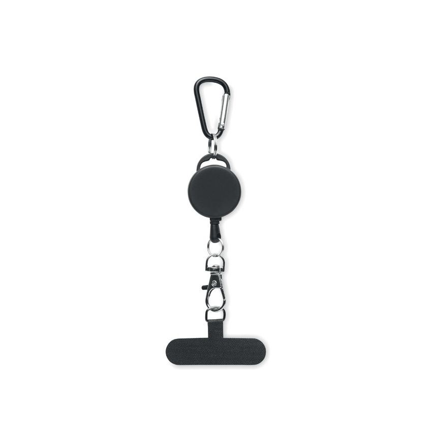 Retractable mobile phone holder