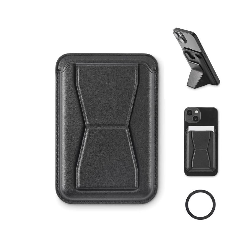 Magnetic PU card holder