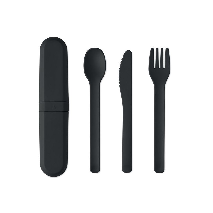 Cutlery and case in PLA