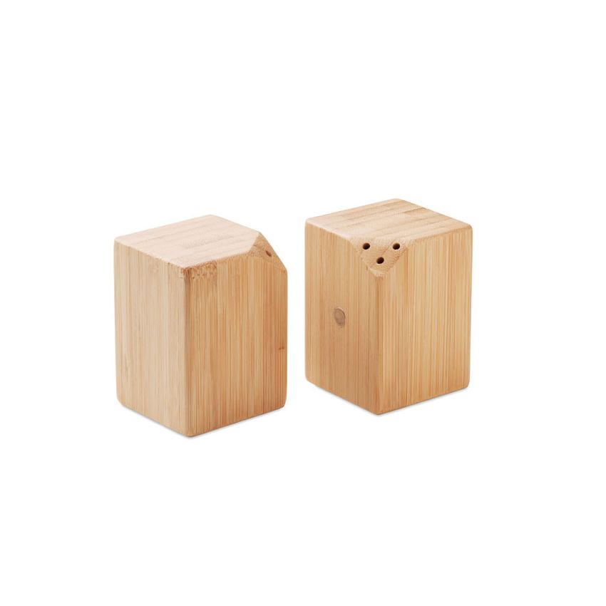 Bamboo salt and pepper set