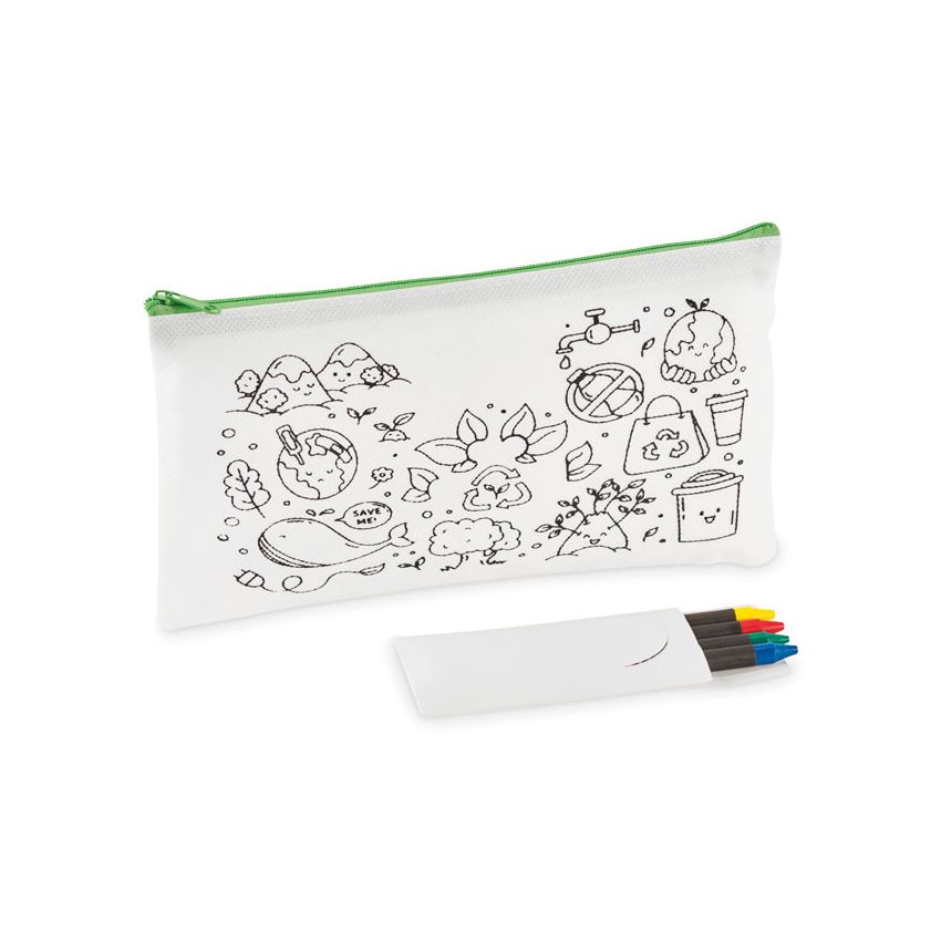 Children's pencil case with 4 pencils