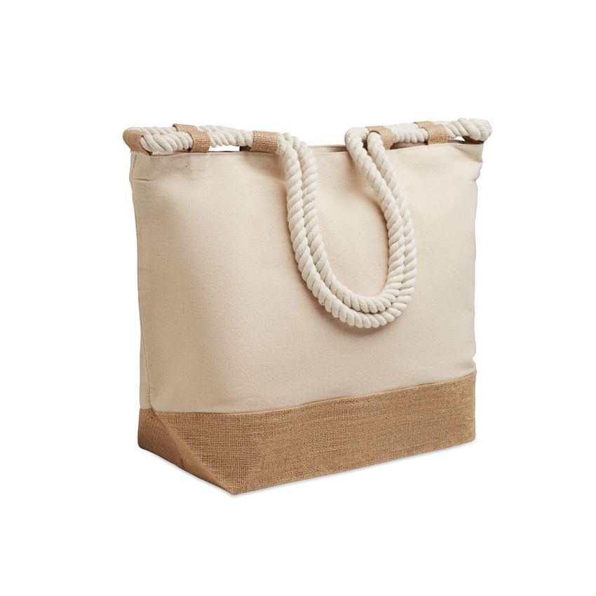 Beach bag in 280 gsm canvas