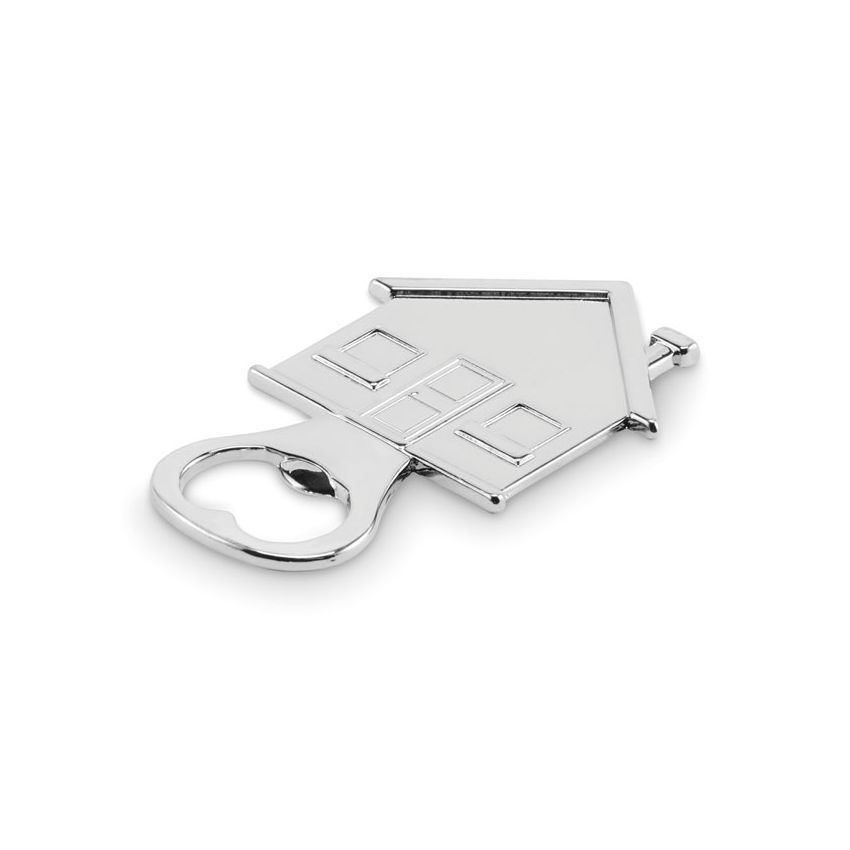 House-shaped bottle opener
