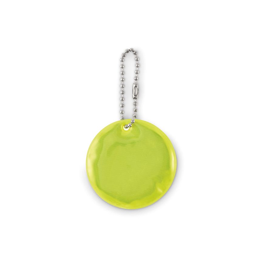 Round reflector keyring