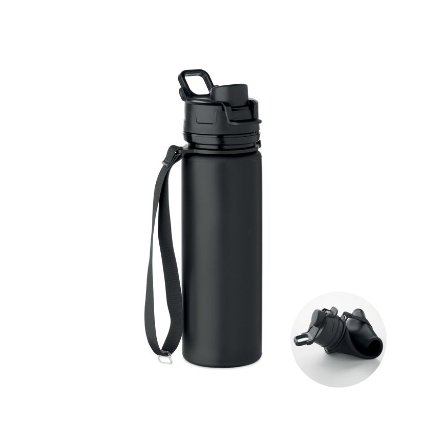Foldable silicone bottle