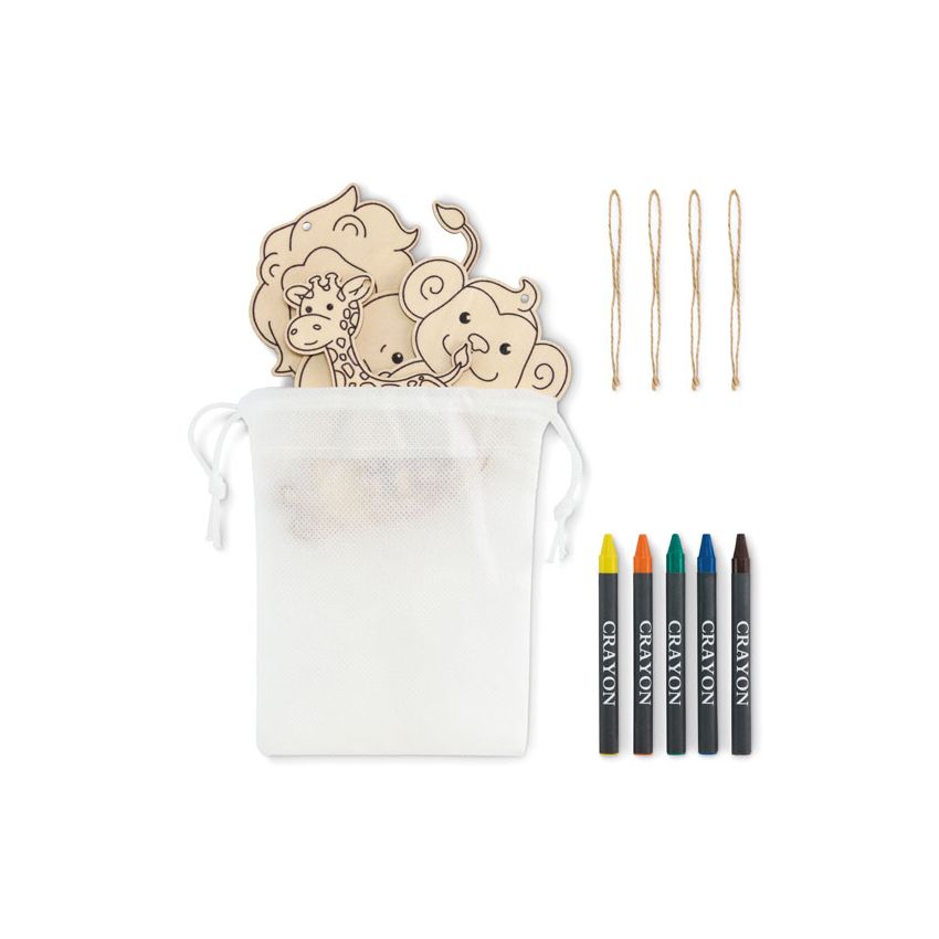 Wooden painting set