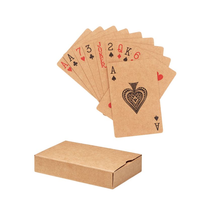 Playing cards recycled paper
