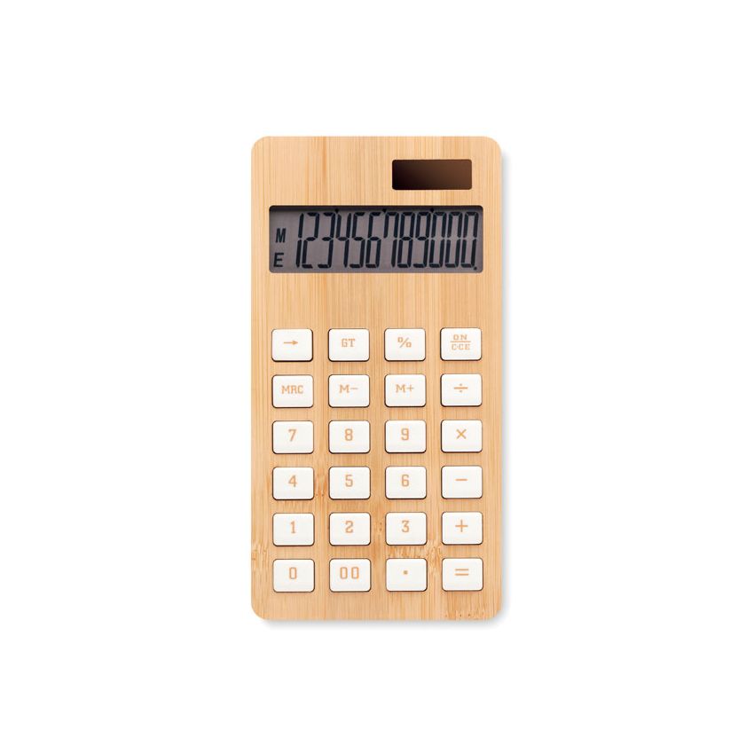 12-Digit Bamboo Calculator