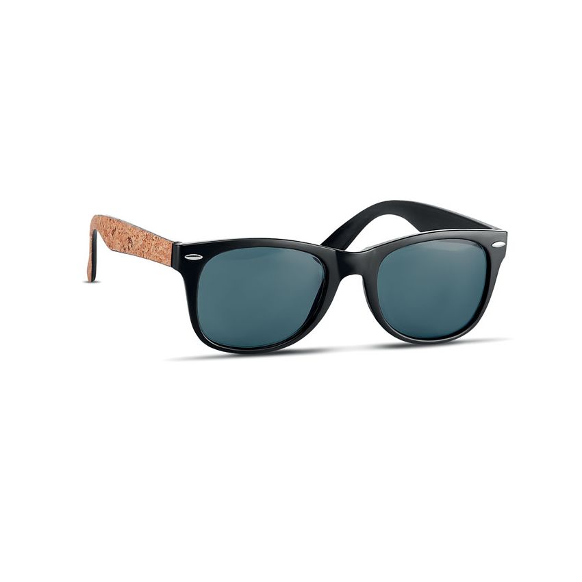 Sunglasses with cork arms