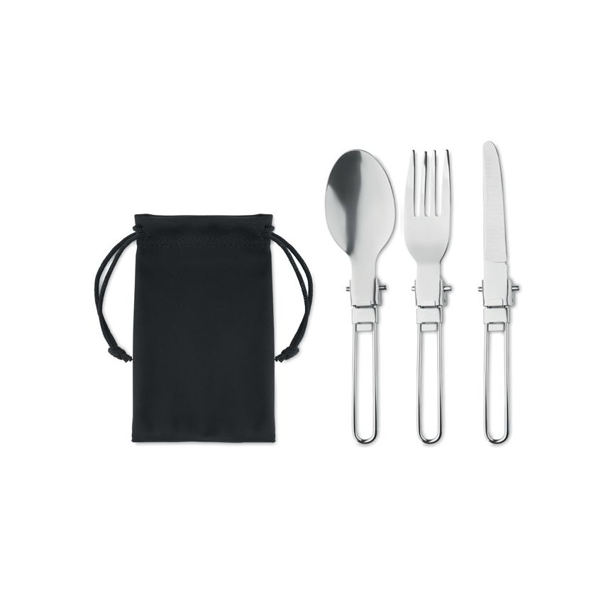 3-piece camping cutlery set