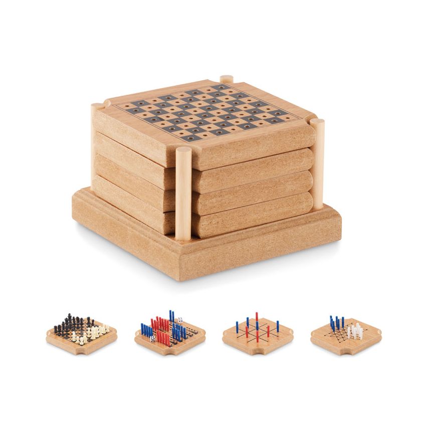 Set of 4 cork coasters