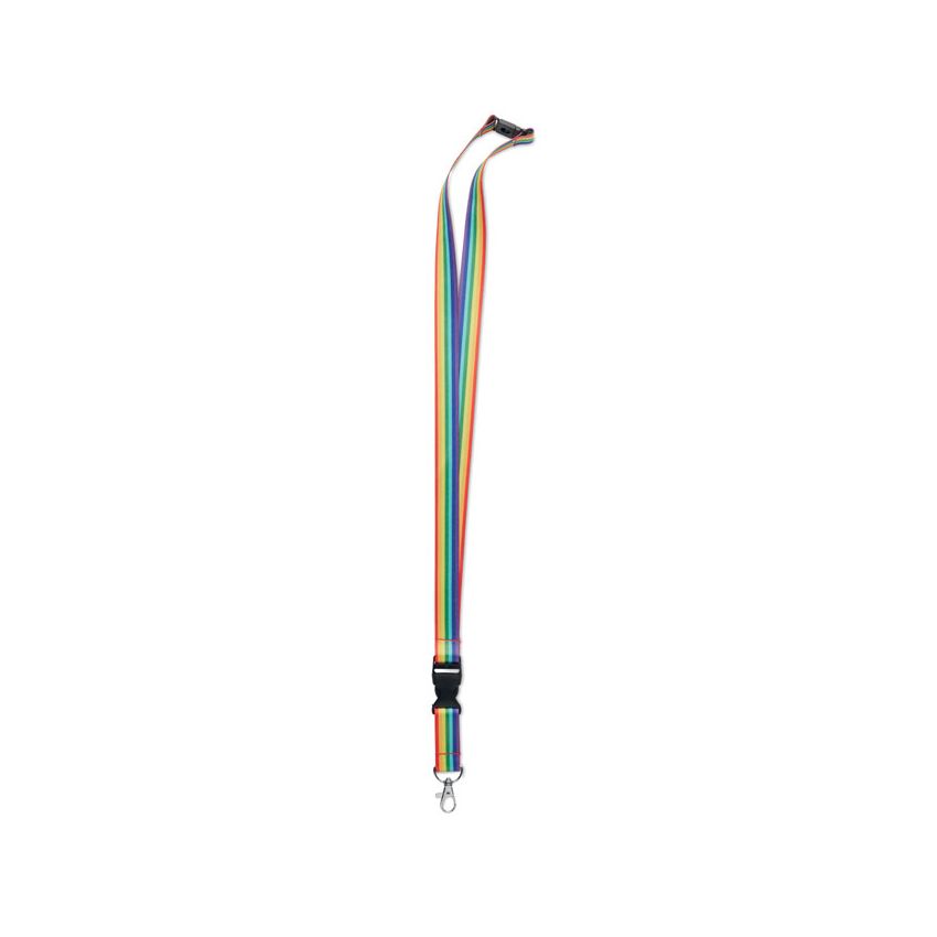 Lanyard RPET Rainbow