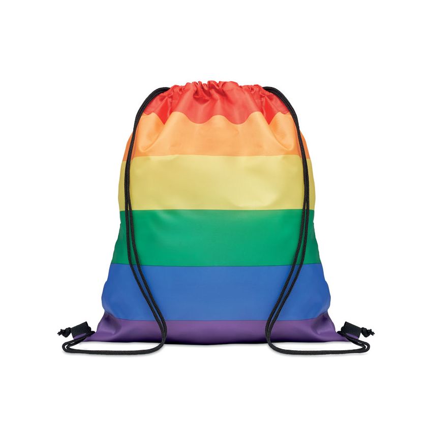 RPET Rainbow Drawstring Bag