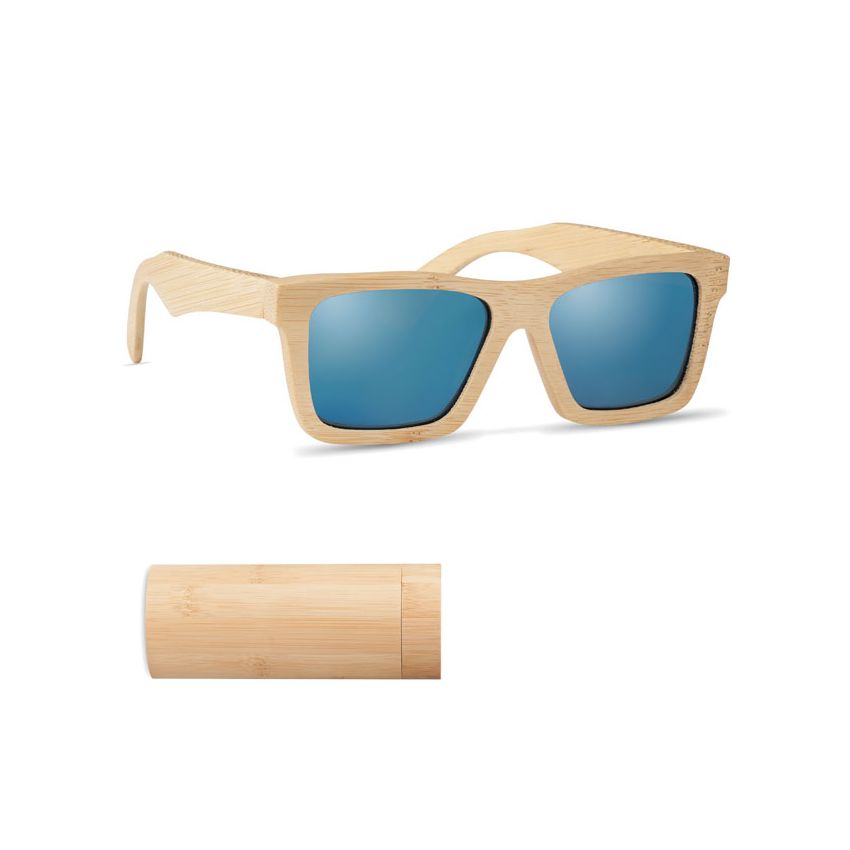 Sunglasses and bamboo case