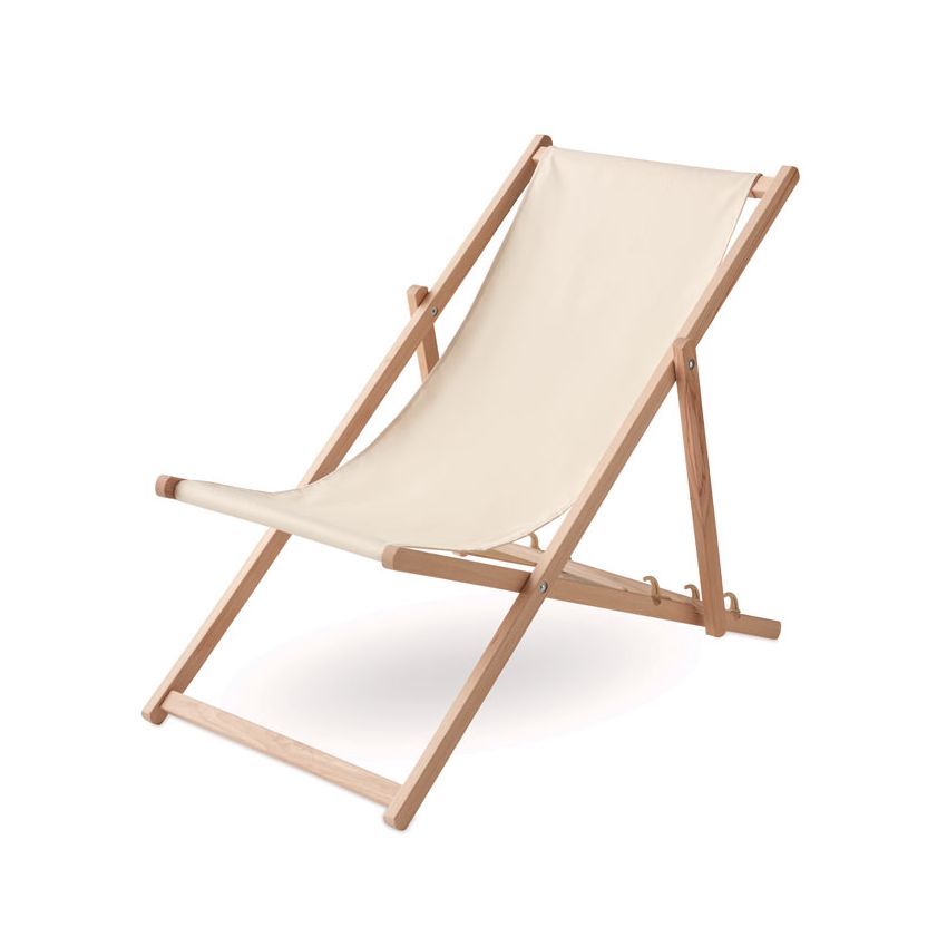 Wooden deck chair