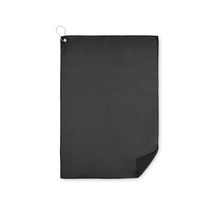 RPET golf towel with hook