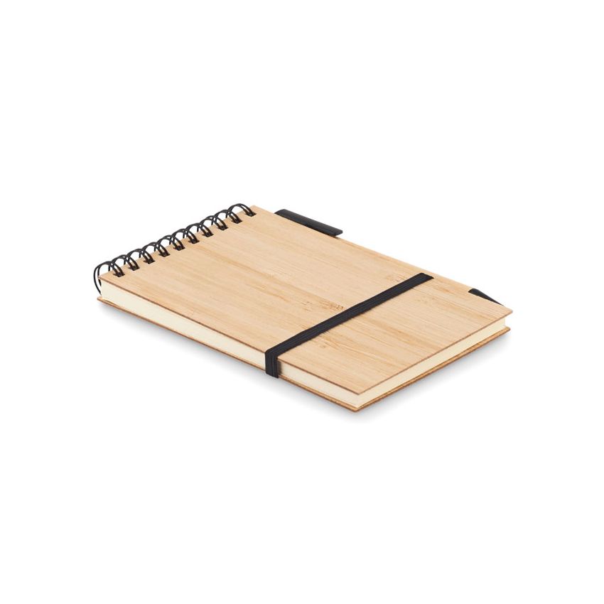 A6 bamboo notepad set
