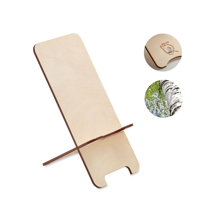 Birch phone holder