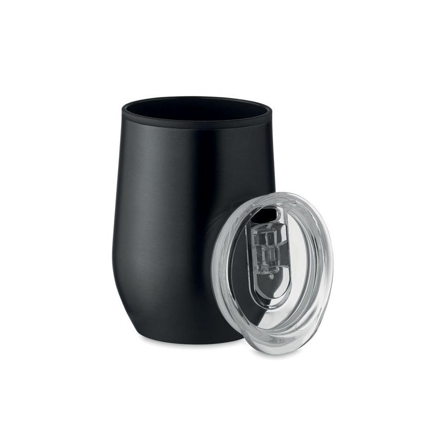Double-walled travel cup