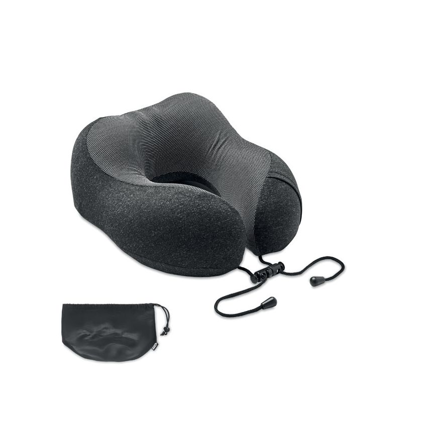 Travel pillow in RPET