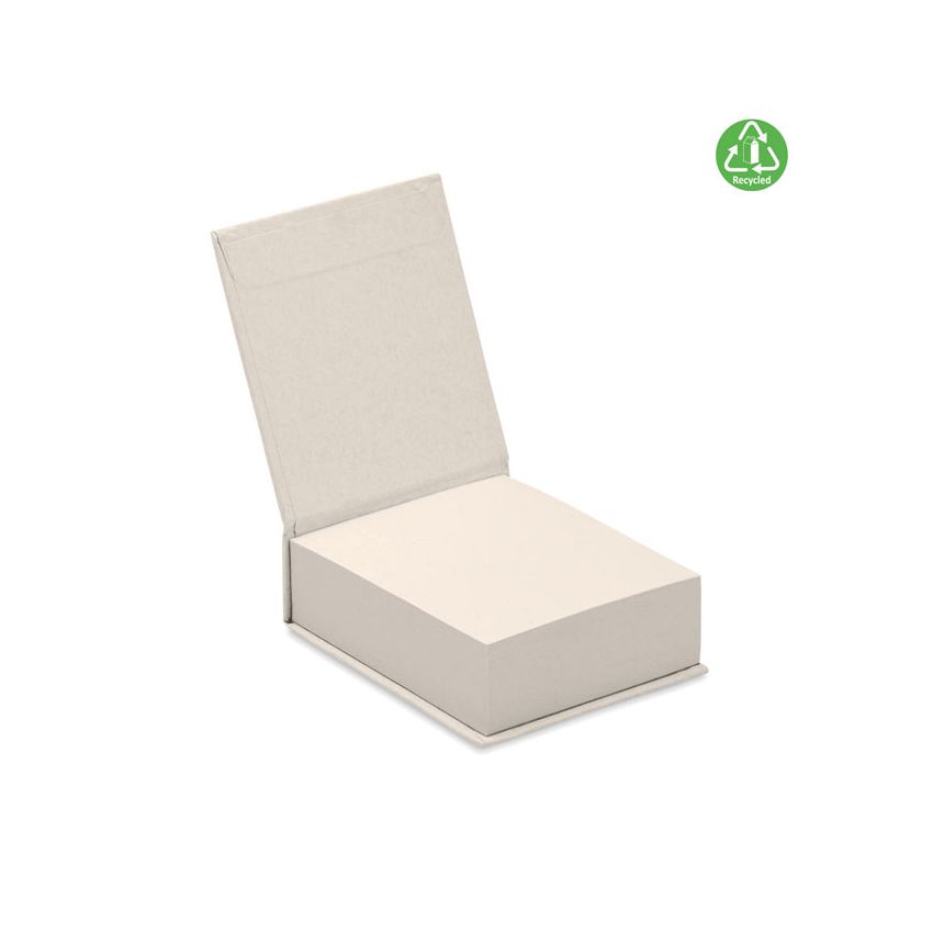 Block of recycled material