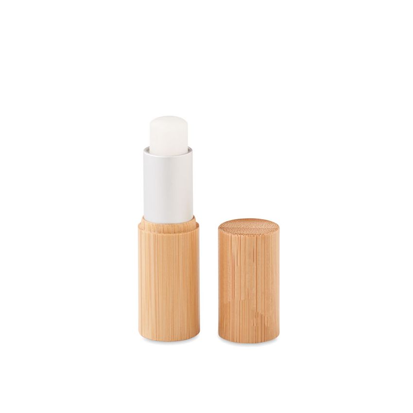 Bamboo-coated lip balm