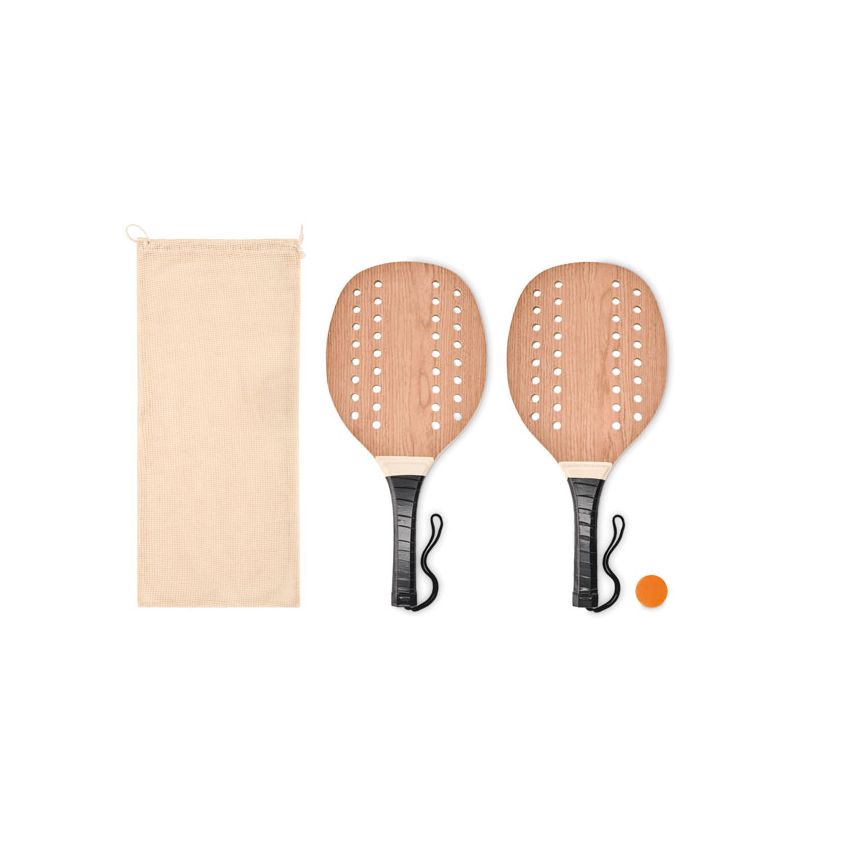 Rosewood beach tennis set
