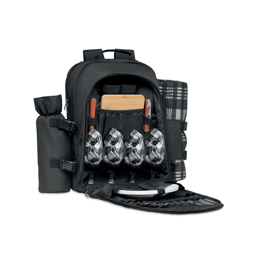 Picnic backpack for 4 people