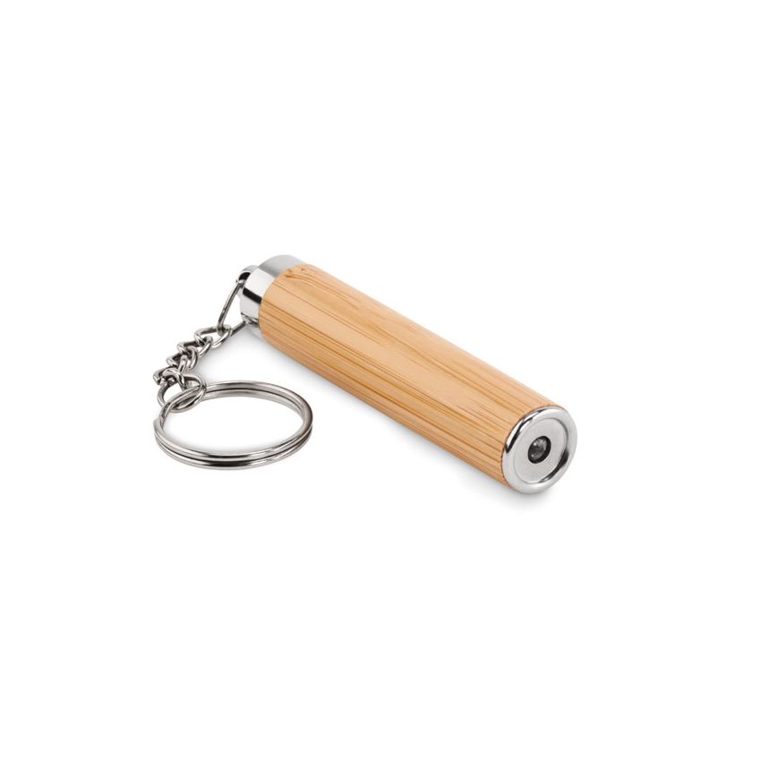 Bamboo keyring torch