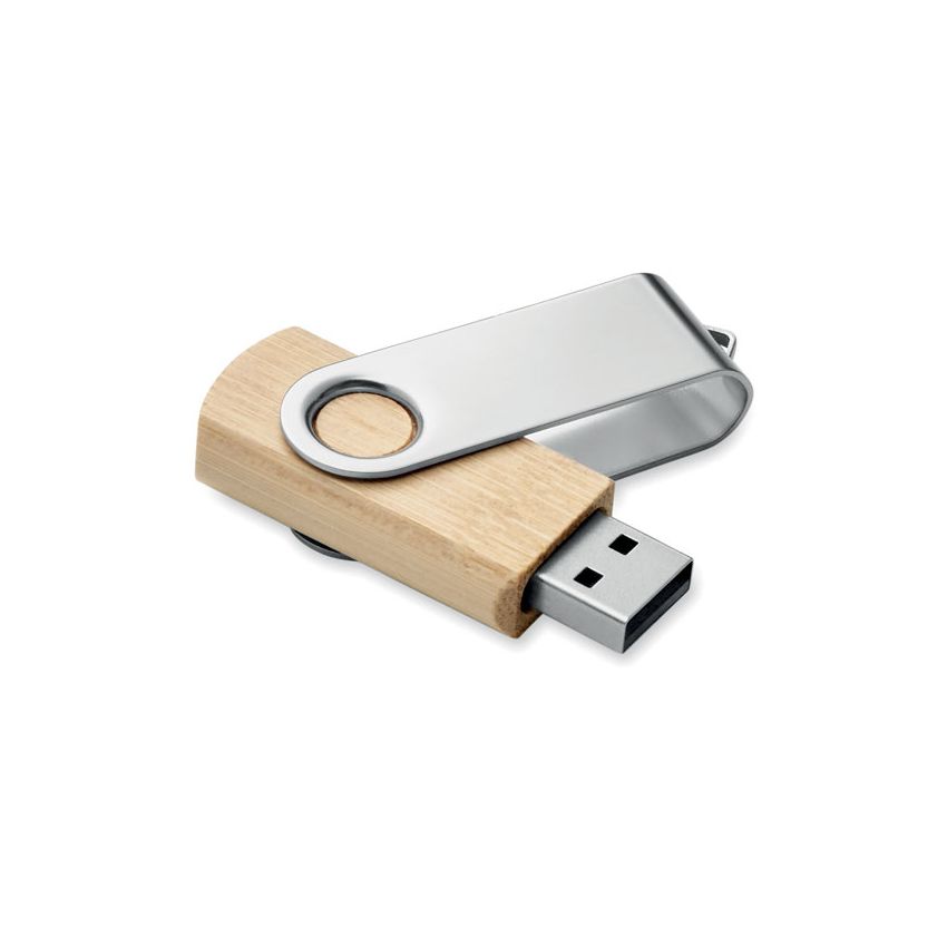 Techmate 16GB Bamboo USB     MO6898-40