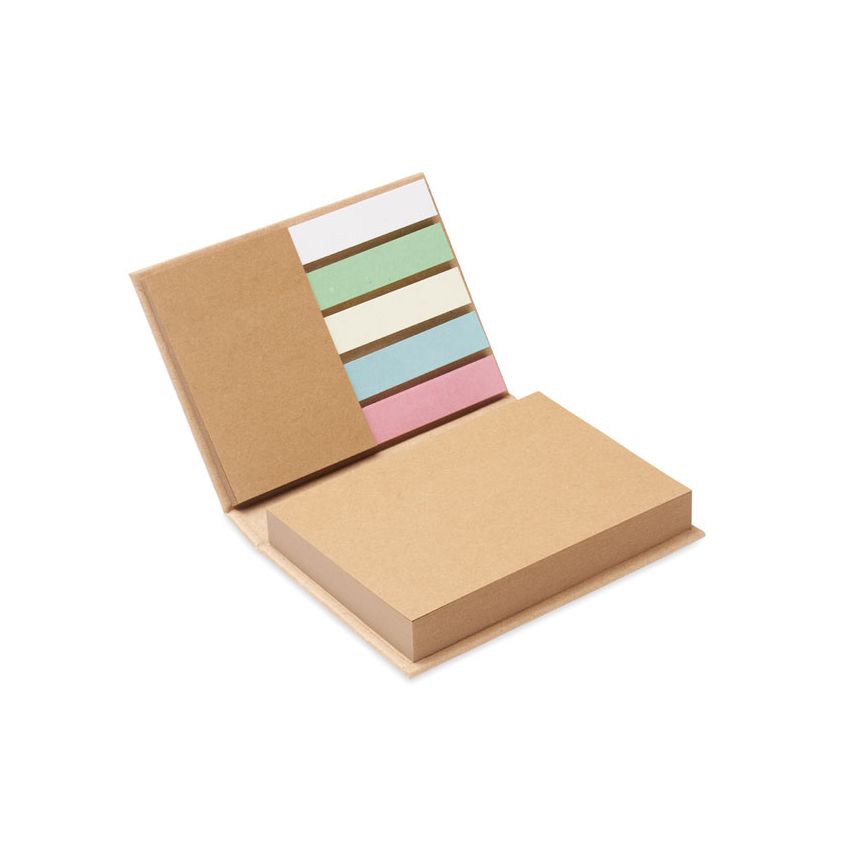 Set of recycled sticky notes