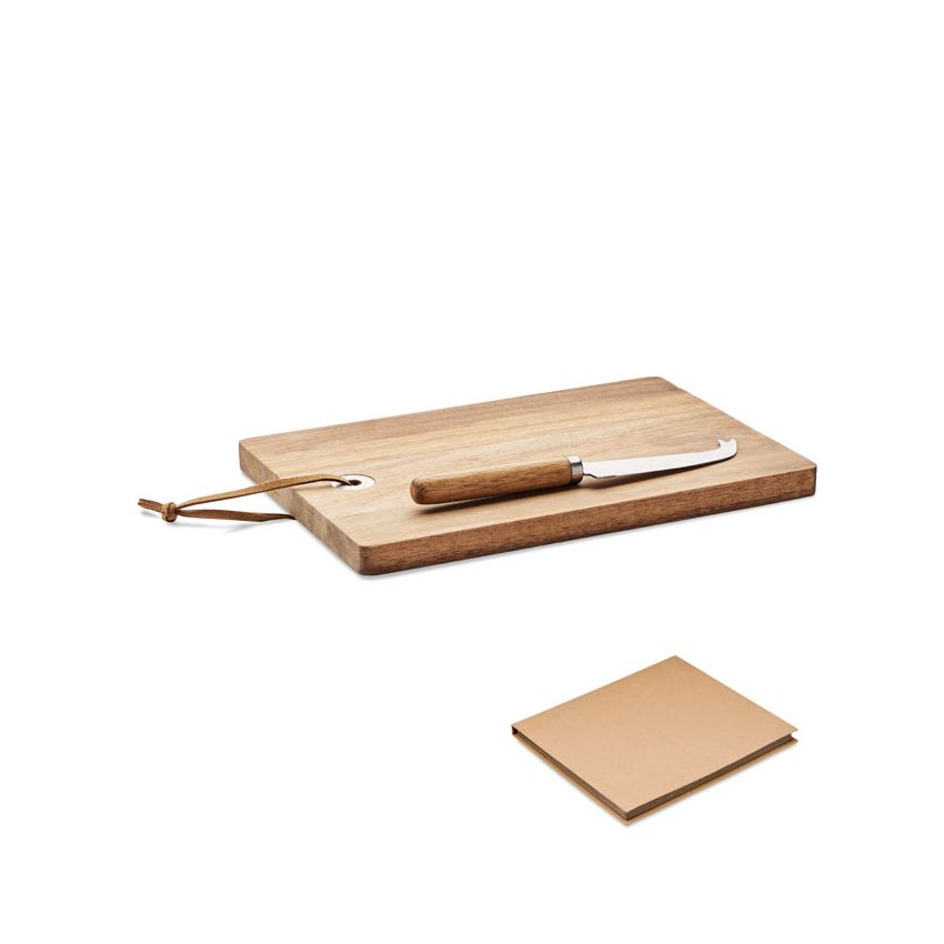 Acacia cheese board set