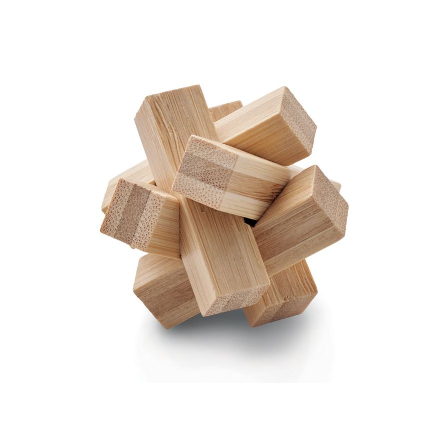 Bamboo star-shaped puzzle