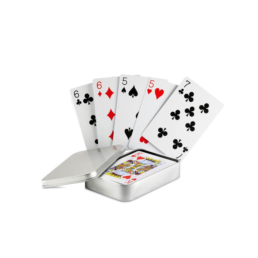 Metal box card game