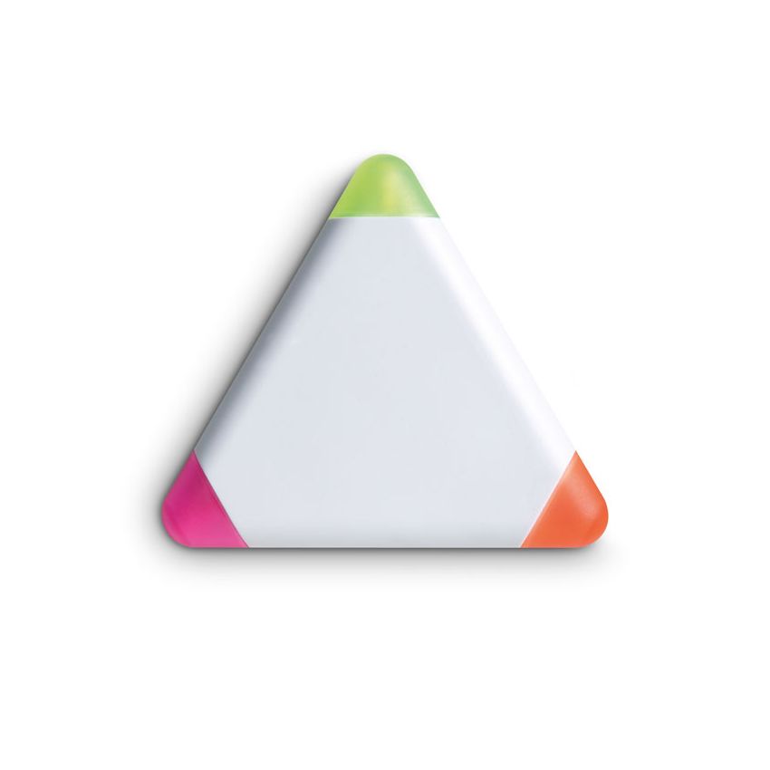 Triangular marker with 3 colours