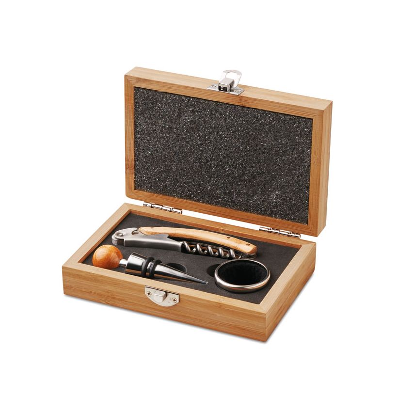 Bamboo Box Wine Set