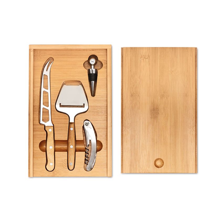 Wine and cheese set
