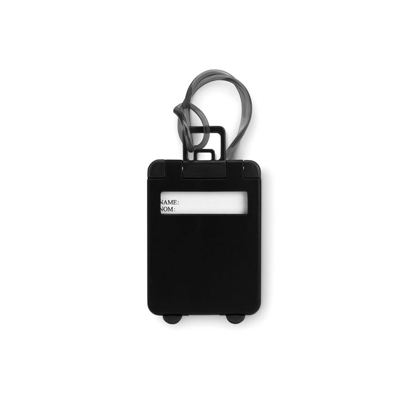 Plastic luggage tag