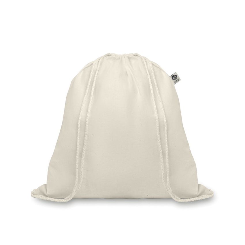 Organic cotton drawstring bag