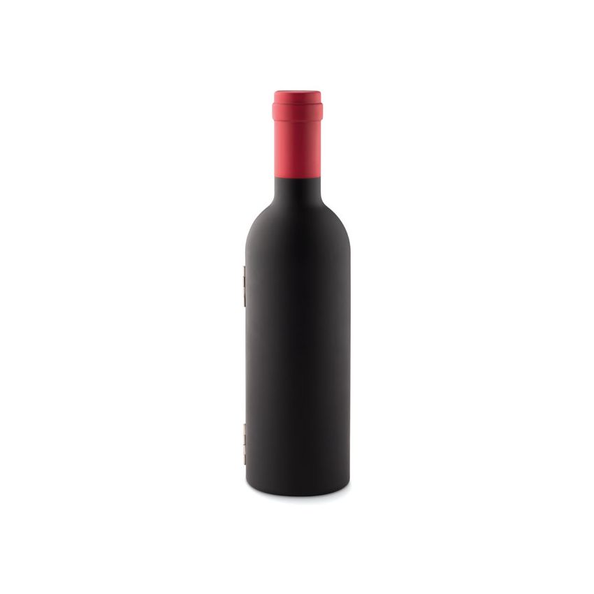 Wine set with bottle
