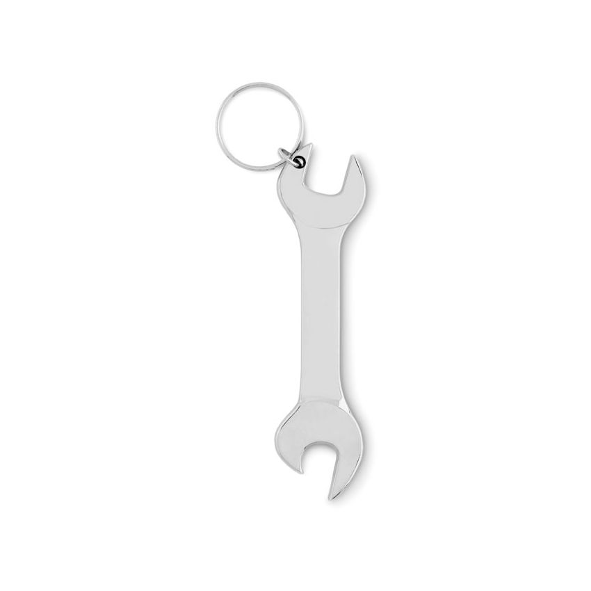 Spanner-shaped bottle opener