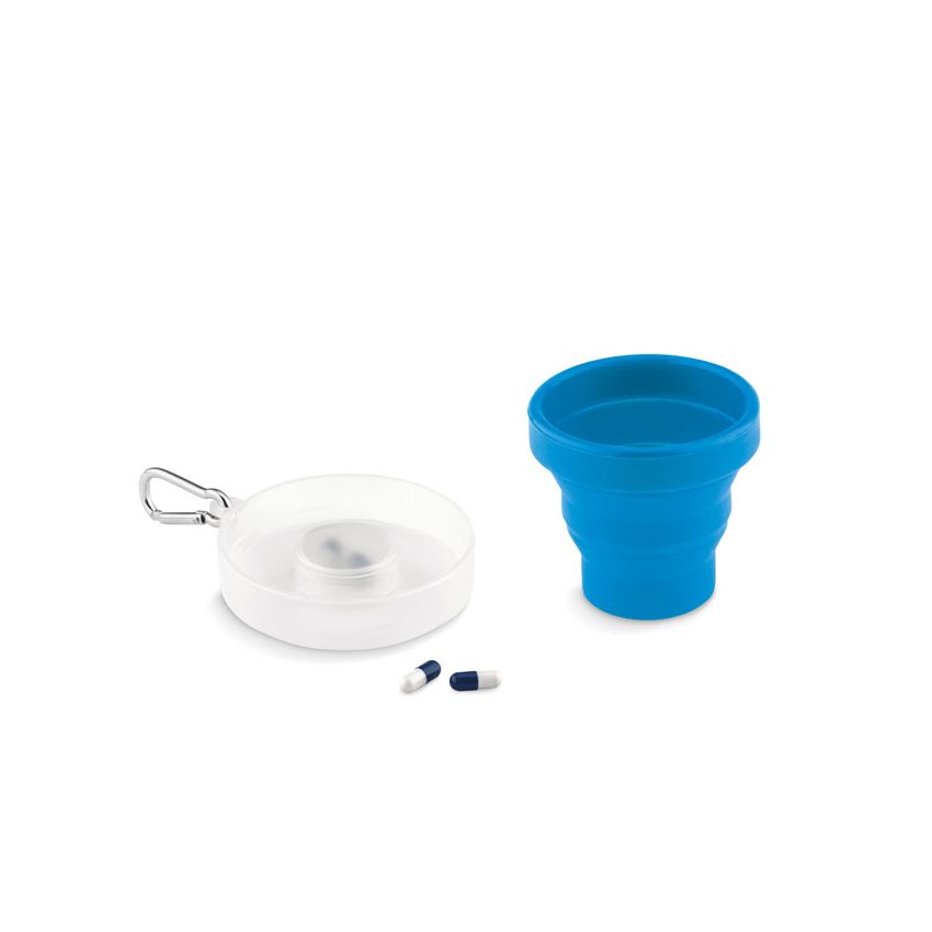 Foldable silicone cup
