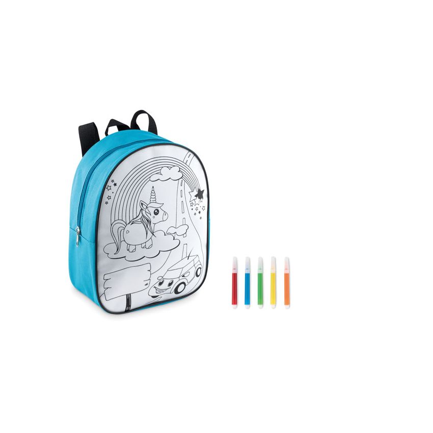 Colouring backpack